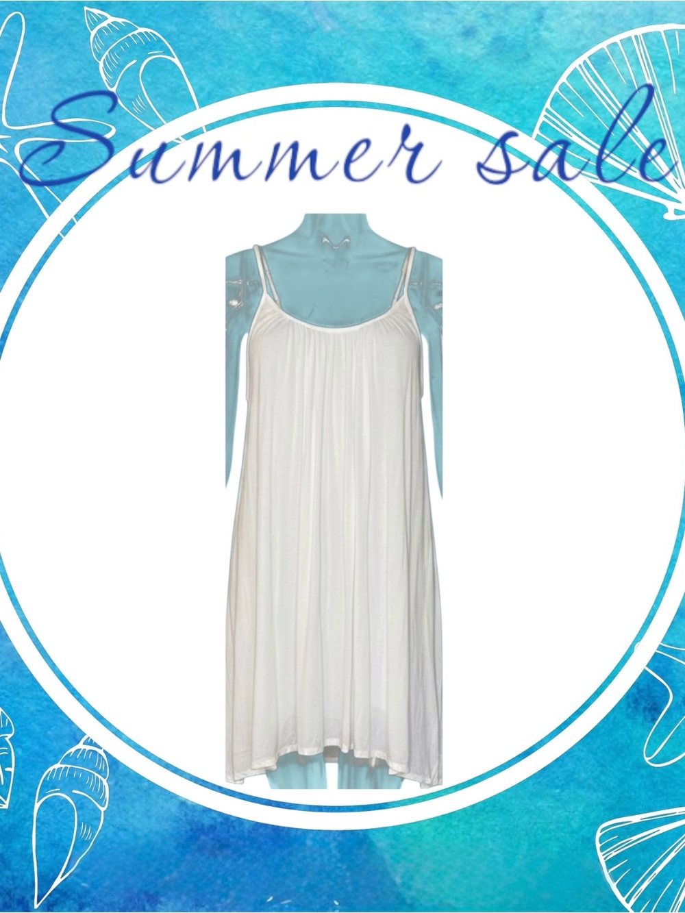 Roxy White Adjustable Swim Coverup